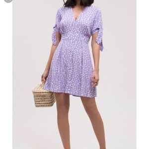 Nordstrom purple leopard print summer dress!